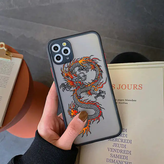 Apple-Compatible Frosted Phone Case for iPhone Models